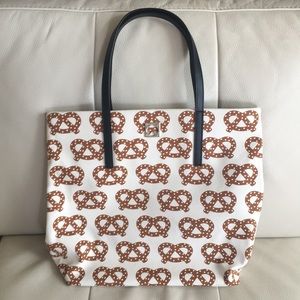 Kate Spade Pretzel Fabric Tote Bag